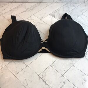 NWOT Cacique Lane Bryant Womans Bra Black Full Coverage UNDERWIRE 42G